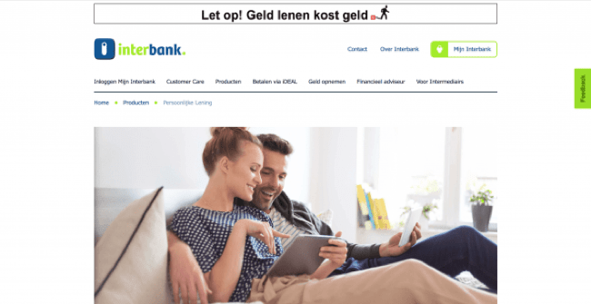 Interbank – Lening tot €75 000