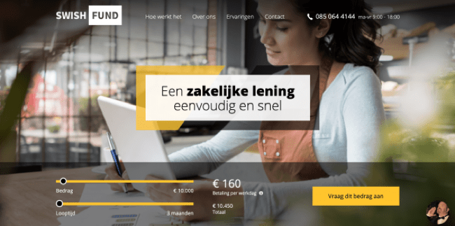 Swishfund - Online zakelijk lenen voor ondernemers